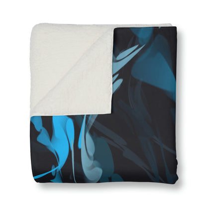 Aqua Sherpa Blanket